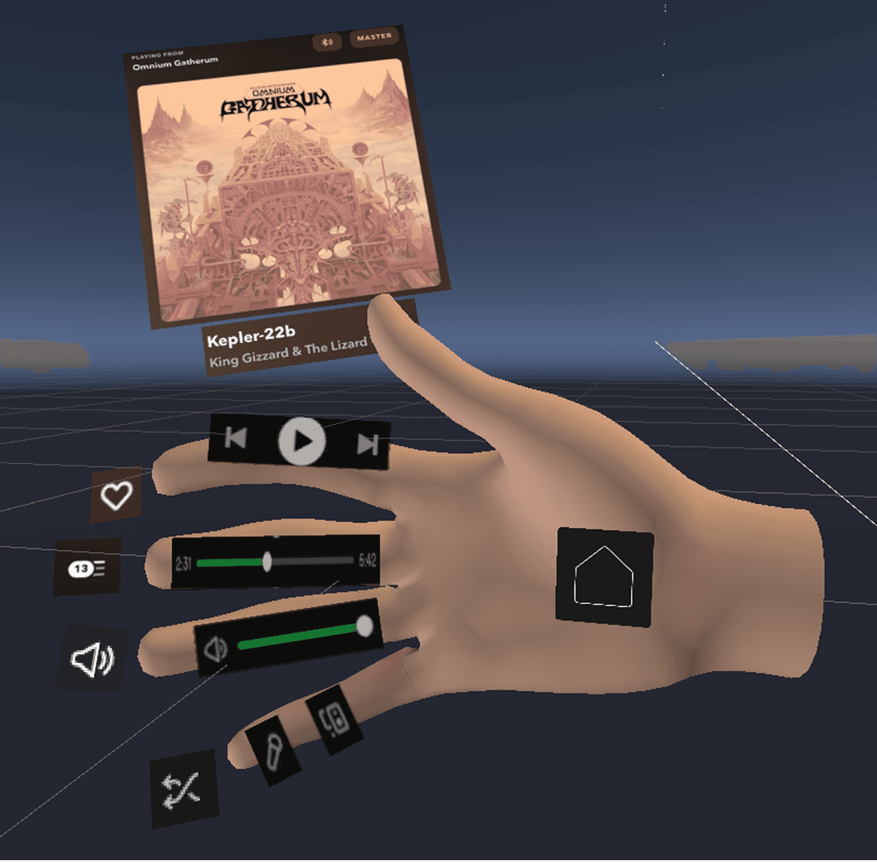 HPUI media player implementation.